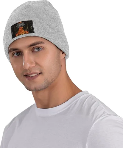 Miniatura 4 de Beanies for Mens Womens - Basic Unisex Cuffed Skull Caps Knitted Winter Hat Classic Sleep Hats for Hiking Gardening