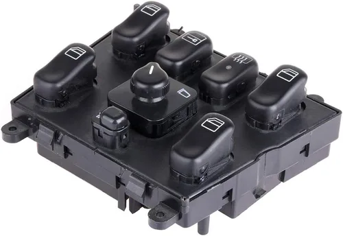 Miniatura 4 de OCPTY Interruptor de elevalunas eléctrico del lado del conductor, interruptor de control maestro para Mercedes Benz ML320 ML430 ML55 AMG ML500