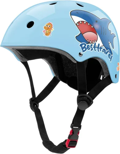 Miniatura 17 de Besttravel Casco para niños, casco ajustable para niños pequeños de 3 a 8 años de edad, para niños y niñas, seguridad multideportivo Azul