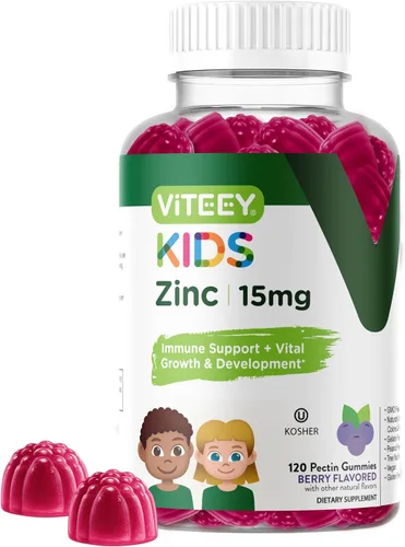Miniatura 11 de Viteey - Gomitas de zinc para niños, 15 mg, sabrosas gomitas masticables con sabor a bayas Immune Support - Powerful Natural Antioxidant, Kids