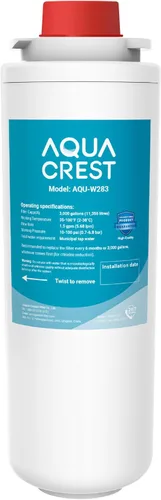 AQUA CREST Filtro de agua de repuesto 51300C para Elkay® 51300C, [SIN CHIP] Compatible con estaciones de llenado de botellas Elkay® ezH20® y Halsey