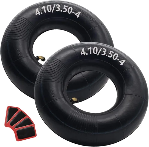 Miniatura 8 de 4.10/3.50-4 Tubos 4.10 3.50-4 Cámara de aire para neumáticos resistente de mano, triciclo eléctrico, carretillas, carritos de una rueda, cortacésped