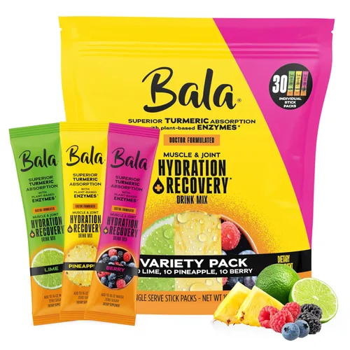Miniatura 11 de Bala Total Body Wellness - Mezcla de bebida para hidratar y recuperar, paquete variado, piña, lima y bayas, 4 por sabor, electrolitos sin azúcar