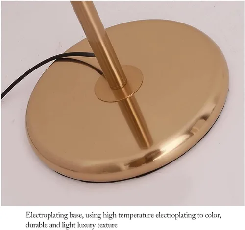 Miniatura 5 de VVABRA Lámpara de pie moderna lámpara de pie industrial ajustable con pantalla de tela, lámpara de pie para dormitorio, sala de estar, lámpara