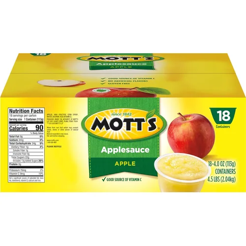Miniatura 2 de Mott's Puré de manzana, taza de 4 onzas, 18