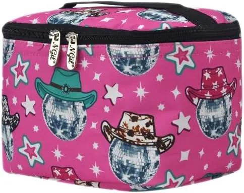 Miniatura 61 de NGIL Bolsa de cosméticos de viaje, bolsa organizadora de maquillaje para mujeres y niñas, Azul Rey Diamantina, Casual