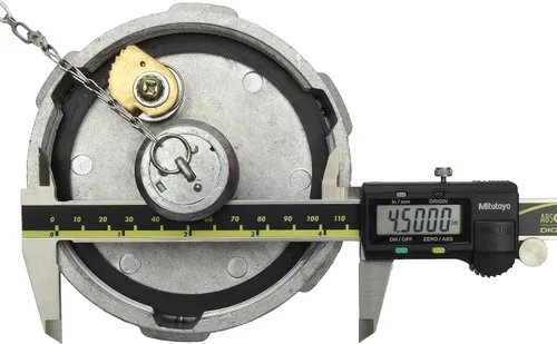 Miniatura 4 de Tapa de combustible diesel de aluminio con bloqueo nominal de 4 1/2