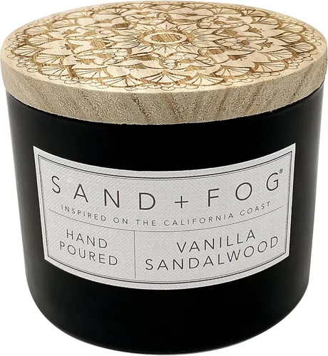Miniatura 13 de Sand + Fog Vela aromática - Calabaza y Clavo – Fragancias y tamaños adicionales – Mecha 100% de algodón sin plomo - Velas de lujo en tarro