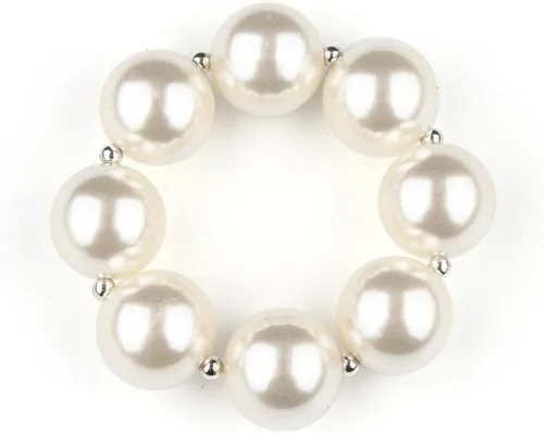Miniatura 3 de Lujuny Juego de collar y pulsera de burbujas gruesas para niños y niñas, Acrílico Perla