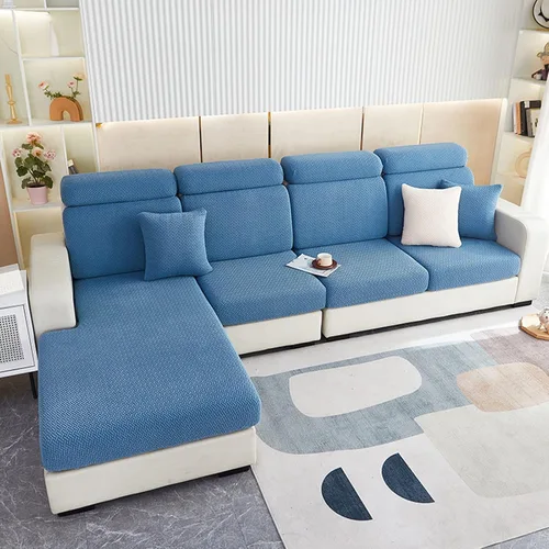 Miniatura 9 de Fundas elásticas para asiento de sofá, en forma de L, fundas de sofá seccionales, fundas de cojín lavables para sofá