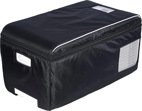 Miniatura 4 de Refrigerador portátil convertible de 0.7 pies cúbicos - Refrigerador compacto de 12 V/110 V para automóvil, RV, camping y viajes, refrigeración