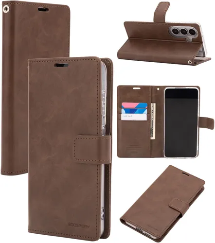 Miniatura 42 de GOOSPERY Blue Moon Wallet para Samsung Galaxy Note 10 Case (2019) Funda de cuero con tapa (Negro)