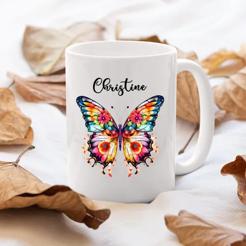 Miniatura 3 de Taza de cerámica personalizada con nombre – Taza de café personalizada regalo para amigos, compañeros de trabajo, cumpleaños, taza de viaje