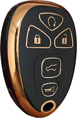 Miniatura 5 de Funda de TPU para llavero GMC con llavero compatible con Chevy Suburban Tahoe Traverse Buick Enclave Cadillac Escalade GMC Acadia Yukon Remote Smart