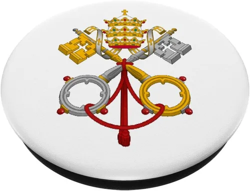 Miniatura 3 de Papal Regalia and Insignia PopSockets - Soporte para teléfonos y tabletas, Negro