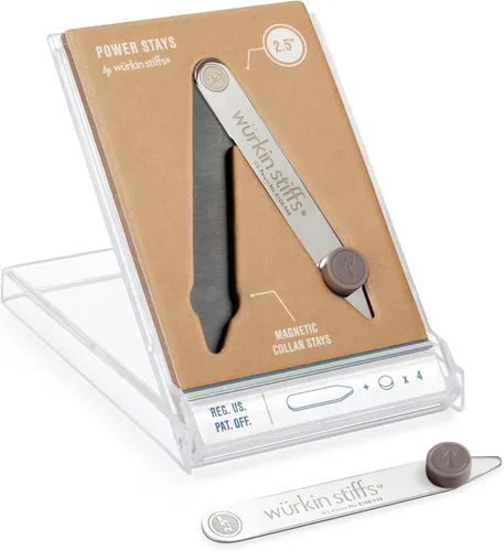 Miniatura 8 de Magnetic Collar Stays by Würkin Stiffs As Seen on Shark Tank Includes 1 Pair of Power Stays with Storage Case