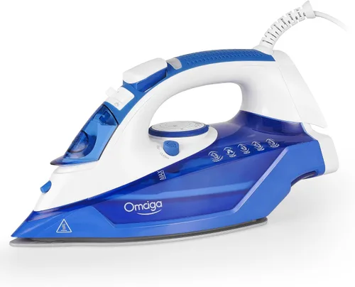 Miniatura 11 de OMAIGA Plancha inalámbrica para ropa, plancha de vapor de 1500 W con suela de cerámica antiadherente, apagado automático, autolimpieza, ráfaga