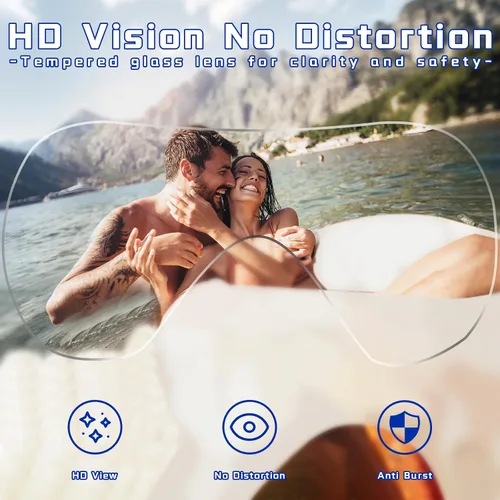 Miniatura 4 de Keary Gafas de natación para adultos con cubierta para la nariz, gafas de natación para hombres, mujeres, jóvenes, buceo, piscina, gafas de agua