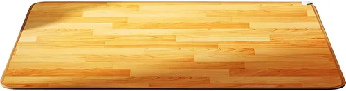 Alfombra calefactable para piso, alfombra eléctrica con calefacción, calentador de suelo con termostato ajustable de 60 niveles, temporizador de 12
