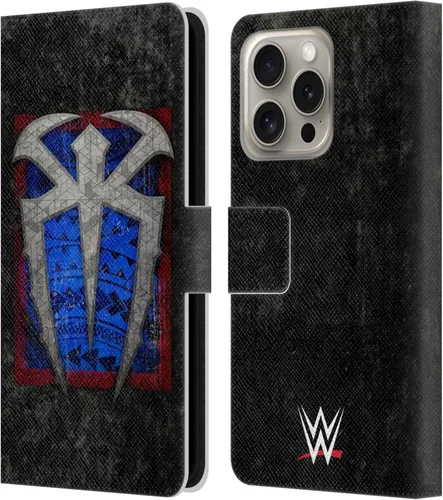 Miniatura 14 de Head Case Designs Officially Licensed WWE Distressed Logo Roman Reigns Leather Wallet Case Compatible with Apple iPhone 11