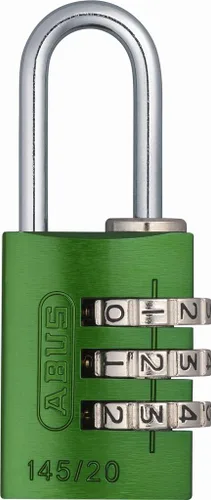 Miniatura 8 de ABUS 145/30 Candado de combinación no-TSA para maletas rígidas, equipaje, reajustable, color amarillo