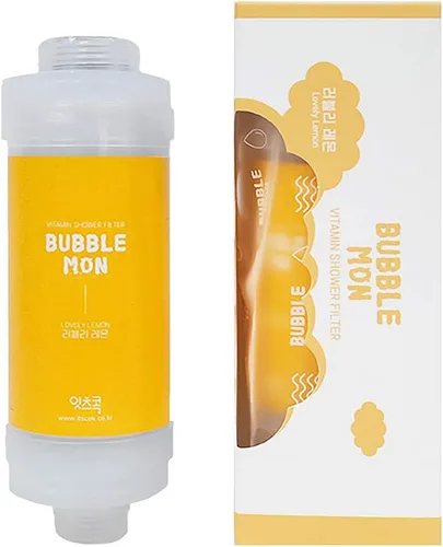 Miniatura 5 de [Adecuado para cualquier cabezal de ducha] Filtro de ducha BUBBLEMON con vitamina C, aroma de rosa, fabricado en Corea, agua dura más suave