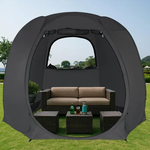 Miniatura 10 de Alvantor® Pop Up Screen Tent House Room Instant Outdoor Camping Canopy Sun Shelter Gazebo for Patio, Backyard & Deck, Privacy Tent(2-10 People