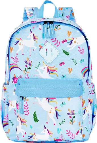 KK CRAFTS Mochila preescolar para jardín de infantes y niños pequeños, mochilas para escuela primaria para niños y niñas con correa para el pecho