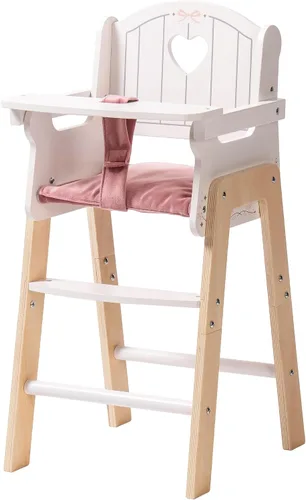 Miniatura 10 de ROBOTIME Cuna Mecedora de Madera para Muñecas, Juguetes de Cama para Muñecas de Niña, Cuna de Juguete para Muñecas de Bebé, Cuna para Muñecas de Azul