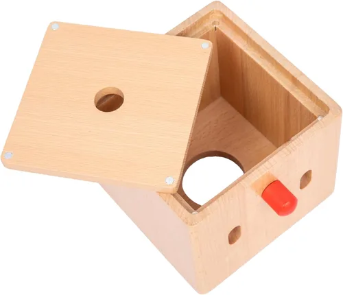 Miniatura 8 de Adena Montessori Juguetes infantiles llenos de madera de la caja del tejido del bebé para el bebé de 6-12 meses