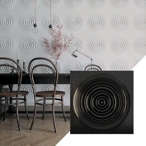 Miniatura 15 de Ekena Millwork 19 5/8 pulgadas de ancho x 19 5/8 pulgadas de alto, Shallow EnduraWall Panel decorativo de pared 3D, carbón