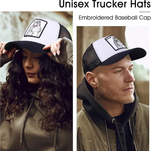 Miniatura 7 de Gorra de béisbol bordada ajustable para hombre, gorra de béisbol bordada con malla transpirable, parche cuadrado, gorras para mujer