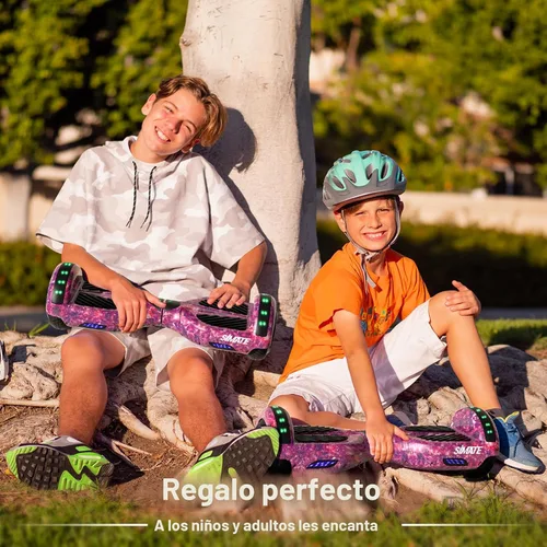 Miniatura 6 de SIMATE Hoverboard - Aeropatineta Bluetooth todo terreno con luces LED y control de aplicación, regalos para niños, adultos, niñas, niños, para todas