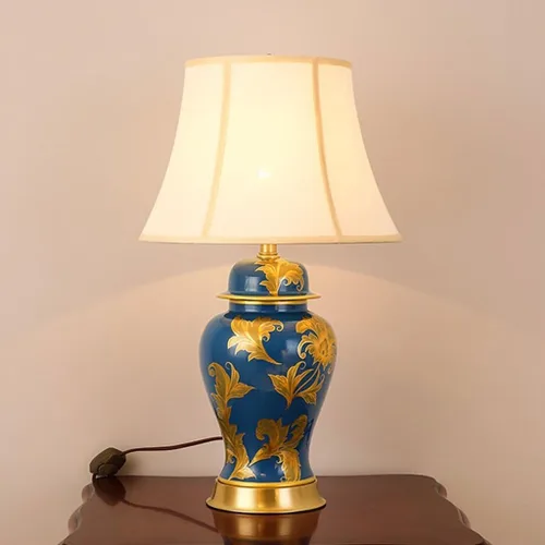 Miniatura 6 de Lamp for Desk Ceramic Table Lamp Bedroom Bedside Lamp Living Room Table Lamp Sofa Coffee Table Lamp Retro Hotel Decoration Desk Lamps for Home