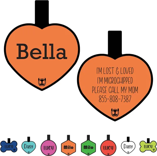 Miniatura 7 de Etiqueta de gato silenciosa de silicona personalizada con 5 líneas de grabado profundo personalizado duradero, etiqueta de identificación de mascota