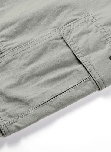 Miniatura 8 de JMIERR Pantalones cargo para hombre, casuales, de algodón, ajuste relajado, cintura elástica, ligeros, con múltiples bolsillos