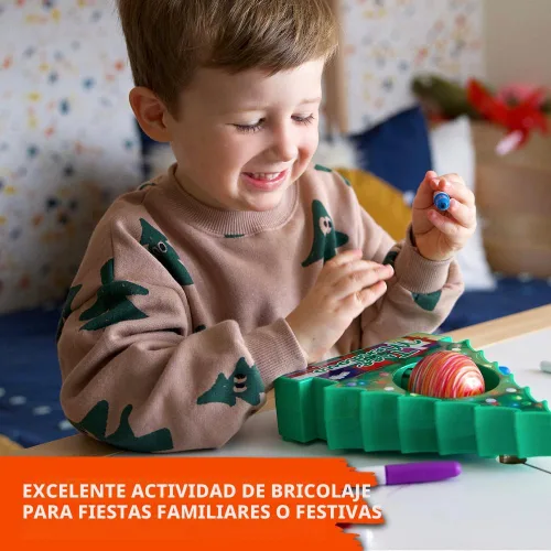 Miniatura 6 de Treemendous - Juego de decoración de adornos para árbol de Navidad y paquete de 6 adornos combinados - Actividad de artesanías y manualidades