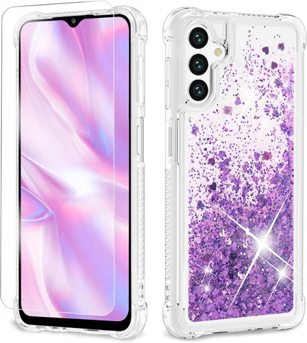 Miniatura 51 de Funda con purpurina para Samsung Z Flip 3, a prueba de golpes, funda de TPU transparente con purpurina líquida para Samsung Z Flip 3 para mujer