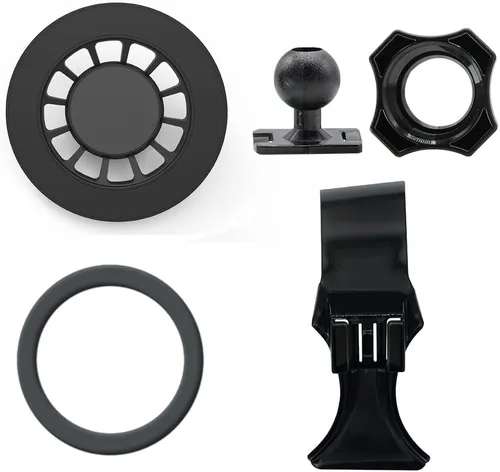 Miniatura 6 de BEERTE Compatible con soporte MagSafe para automóvil Mercedes Benz Clase C 2016-2022, clase GLC 2016-2023 [imanes mejorados], soporte magnético