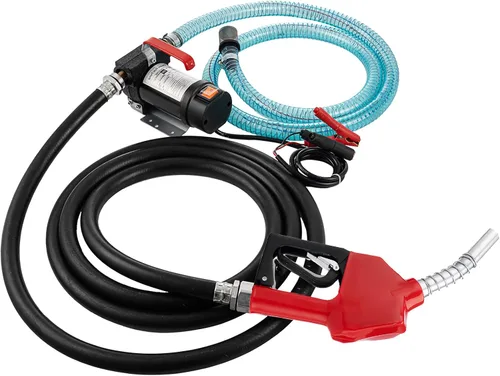 SmarketBuy Bomba de transferencia diésel 12V 200W, bomba de transferencia de combustible eléctrica 10.5 GPM autocebante Kit de bomba de combustible
