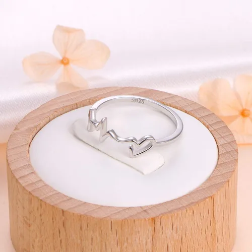 Miniatura 6 de Anillo de plata de ley S925 para mujer, niña, joyería cristiana