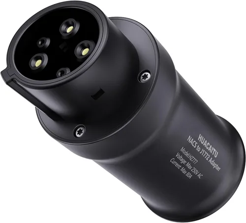 Miniatura 7 de Adaptador de supercargador Tesla, adaptador NACS a CCS, carga rápida tu CCS1 EV en supercargadores Tesla, accesorios de carga de vehículos Charcoal