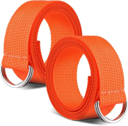 Miniatura 9 de Seematn Web - Cinturón de fútbol de 52 pulgadas, cinturón de fútbol con anillo en D para hombres, mujeres, jóvenes, niños y niñas Azul