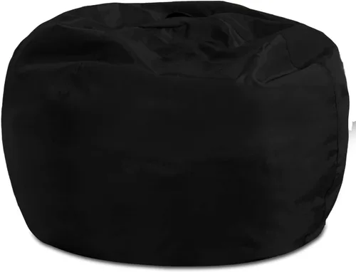 Miniatura 12 de Posh Beanbags - Sillón puff grande, 38 pulgadas, color azul rey sólido Nylon suave - Azul real