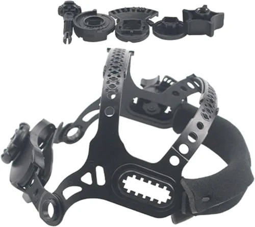 Miniatura 6 de Almencla Sudor orbing casco de soldadura auricular transpirable agujero cuadrado ajustable cabeza aro para soldadura tapa parte accesorios