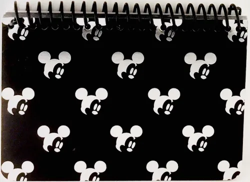 Miniatura 2 de Cuaderno de espiral para autógrafos de Mickey Mouse de Disney, 2 unidades Encuadernación desconocida