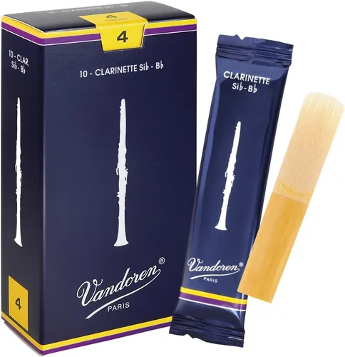 Miniatura 7 de Vandoren CR101 Bb lengüetas tradicionales para clarinete con resistencia 1; Caja de 10