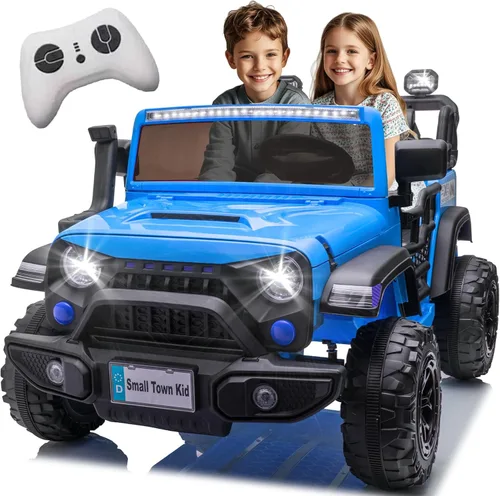 Miniatura 13 de 24V Ride on Toys for Big Kids, 2 Seater Ride on Cars with Remote Control, 400W Motor, Ride on Truck w/ 20in Wide Seat, 3 Speeds, Lights, Bluetooth