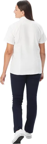 Miniatura 2 de French Toast Camisa Oxford ajustada a las arrugas para mujer con mangas cortas
