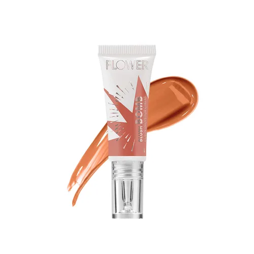 Miniatura 6 de FLOWER Beauty By Drew Barrymore - Gotas de color líquido para maquillaje, fórmula ligera y sedosa + rubor en crema de gel para mejillas, acabado